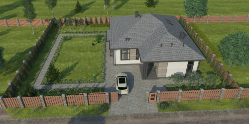 Дом с участком 120