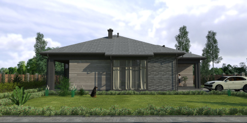 Дом с участком 120