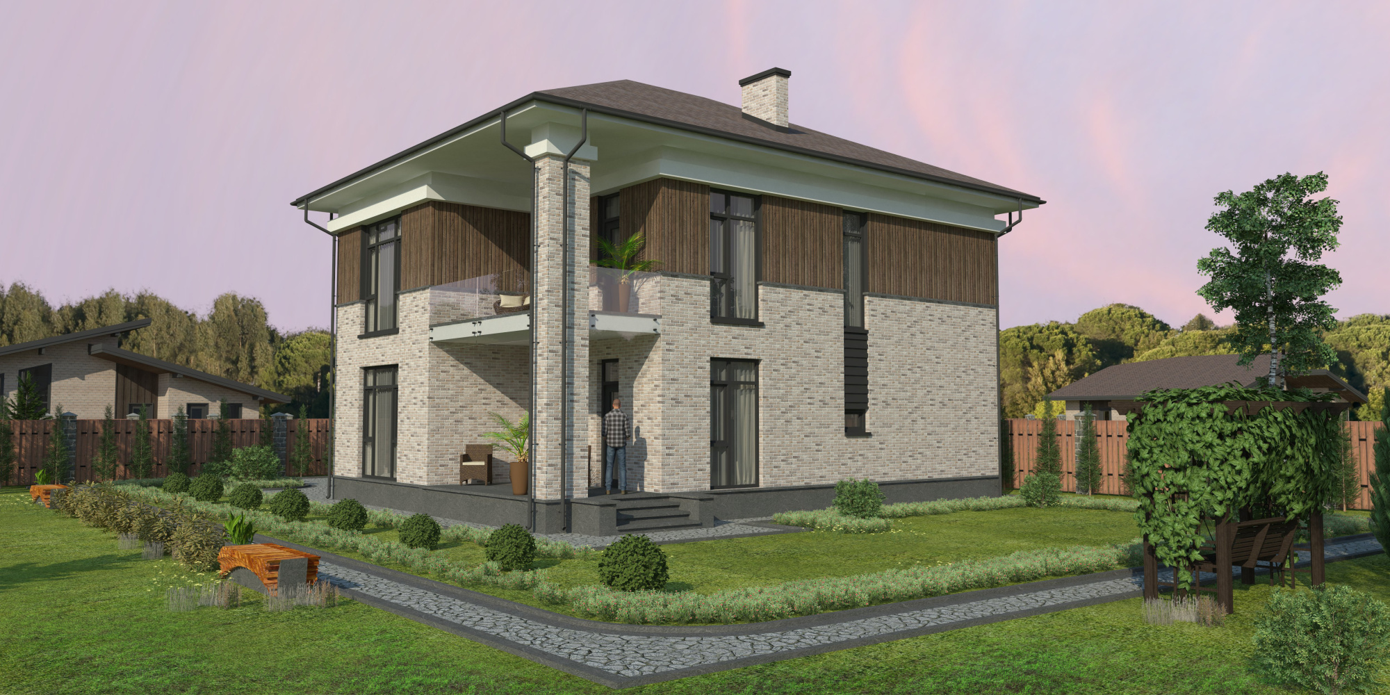 Дом с участком 187