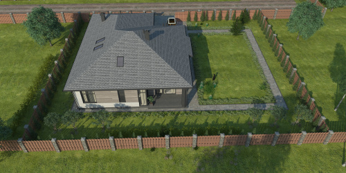 Дом с участком 120